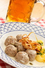 meatballs with potatoes