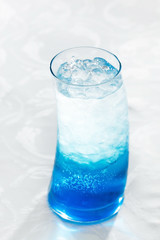 blue cocktail