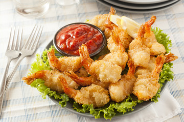 Fried Organic Coconut Shrimp © Brent Hofacker