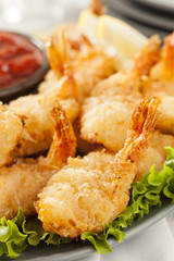 Fried Organic Coconut Shrimp