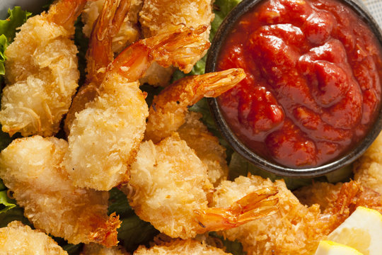 Fried Organic Coconut Shrimp