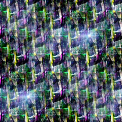 glare from abstract watercolor Blue green yellow seamless textur