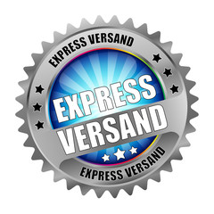 Bügel Button Kranz Express Versand Blau