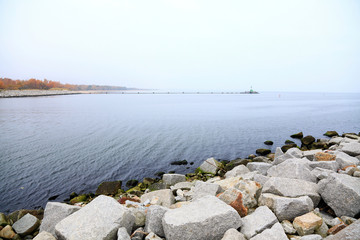 Fototapeta na wymiar Landscape with sea Poland