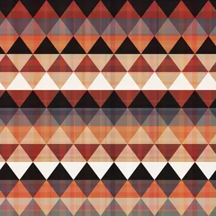 Poster de jardin Zigzag motif géométrique abstrait sans soudure