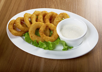 Onion Rings Breaded