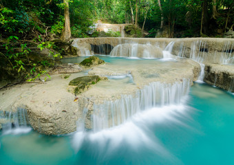 arawan waterfall in Kanchanaburi Thailand