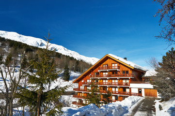 Mountain ski resort