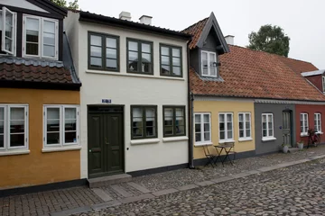 Fotobehang Houses in the old town of Odense © Fabio Lotti