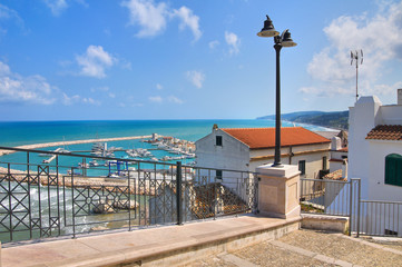 Panoramic view of Rodi Garganico. Puglia. Italy.