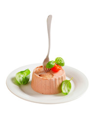 Smooth pate on plate