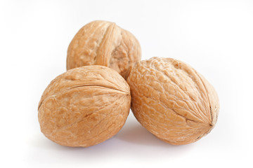 three wallnuts
