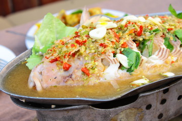 Tub Tim fish in hot and spicy soup