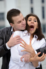 emotional fight between men and women