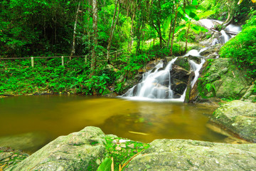 Fototapeta premium Mae Kam Pong waterfall,Chiang Mai,Thailand
