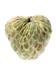 custard apple on white background