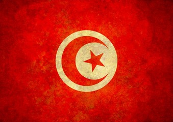Grunge Tunisia Flag