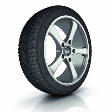Automobile winter tire.