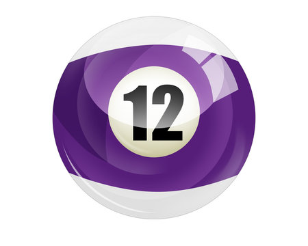 Billiard ball number 12