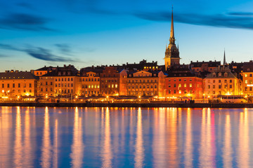 Fototapeta na wymiar Stare Miasto w Sztokholmie