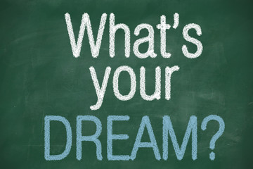 What's your dream phrase on blackboard