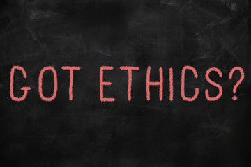 Fototapeta na wymiar Code of ethics concept