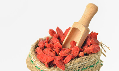 Red dried goji berries