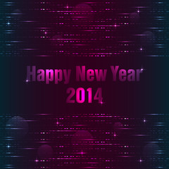 Happy New Year background with plasma design