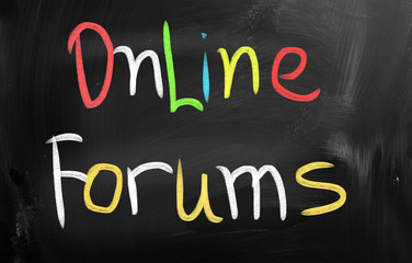 social media concept - text on a blackboard