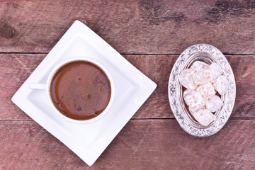 turkish coffee and turkish delight
