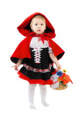 Beautiful girl with basket