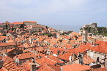 Fototapeta na wymiar urban general view of Dubrovnik