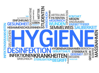 Hygiene (Händewaschen, Desinfektion, Reinigung)