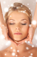 Naklejka premium woman in spa