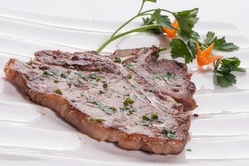 Pork chop, close-up