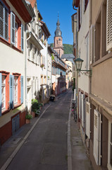 Fototapeta na wymiar Krämergasse in Heidelberg