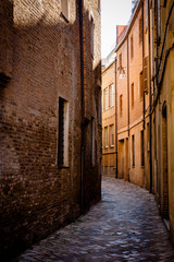 Narrow street in Ravenna