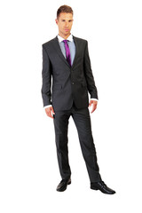 serious fashion business man