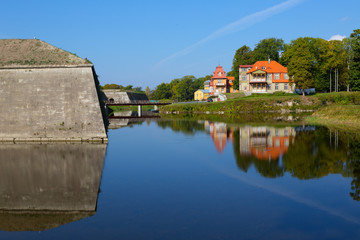 Fototapeta na wymiar View of Kuressaare in Saaremaa, Estonia