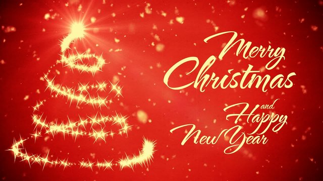 Christmas decoration animation