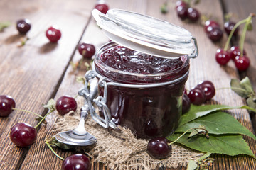 Portion of Cherry Jam