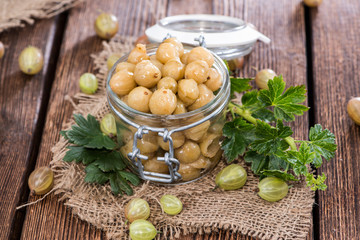 Preserved Gooseberries