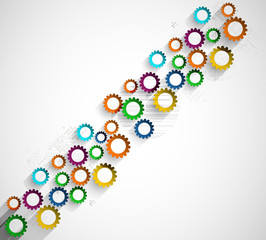 global infinity computer  technology concept business background