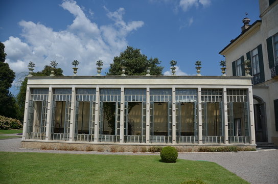 greenhouse at villa panza