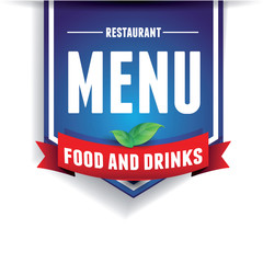 Vector. Restaurant menu design