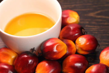 Oil palm fruit and cooking oil