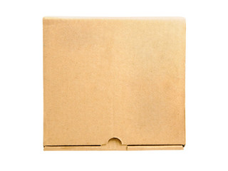 Brown box isolated