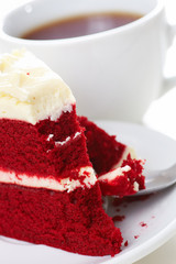 Tea and red cake