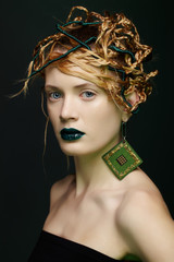 beautiful young woman
