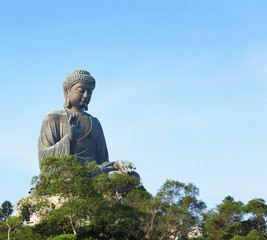 Giant buddha in Hong Kong